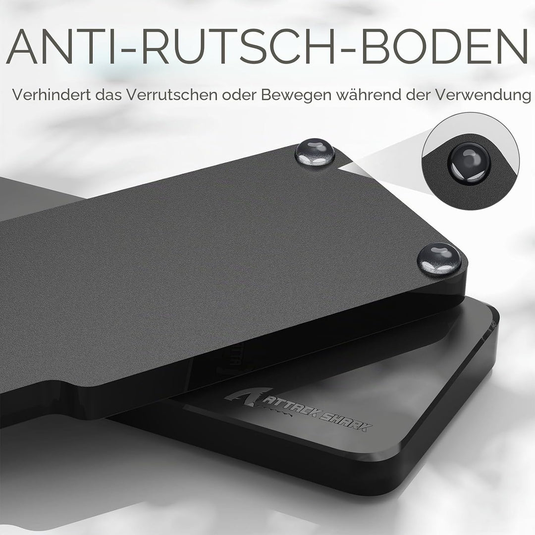 ATTACK SHARK 87 Tasten CNC Acryl-Tastatur-Handgelenkstütze, Transparente Handballenauflage, Für 80%