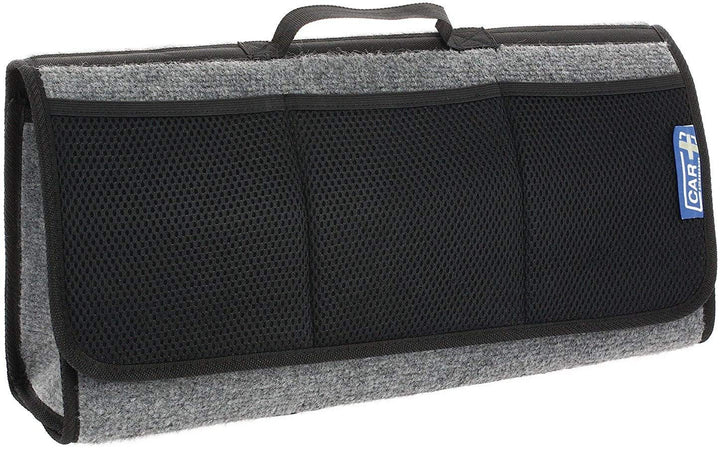 Sumex 2808032 Kofferraumtasche aus schwarzem Teppichbodenstoff mit Klettverschluss, 50 x 25 cm