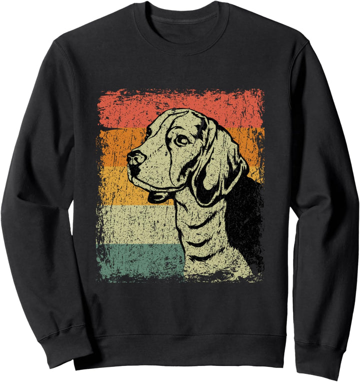 Retro Beagle Hund Geschenk Vintage Beagle Sweatshirt