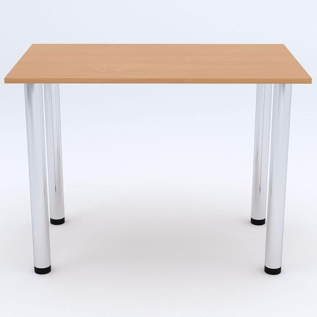 mikon 60x40 | Esszimmertisch - Esstisch - Tisch mit Chrombeinen - Küchentisch - Bürotisch | BAYERISC