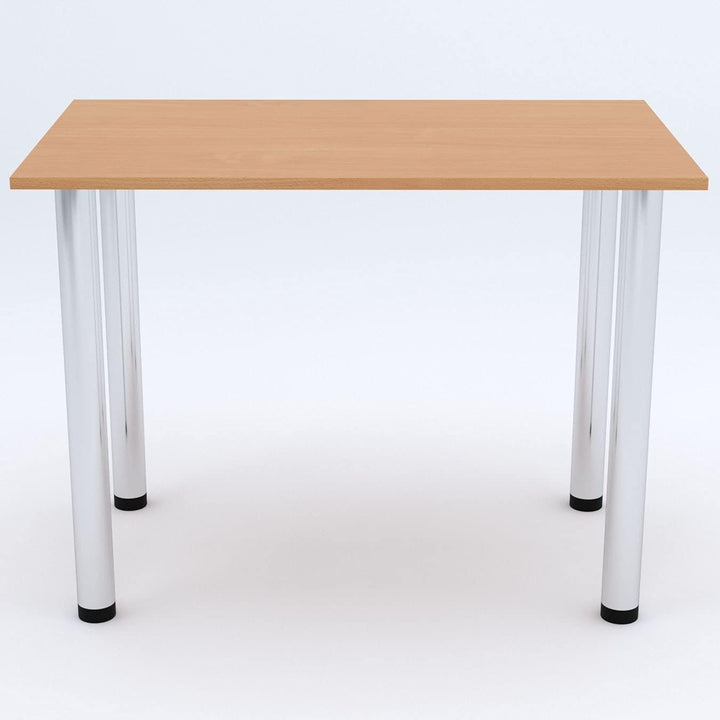 mikon 60x40 | Esszimmertisch - Esstisch - Tisch mit Chrombeinen - Küchentisch - Bürotisch | BAYERISC