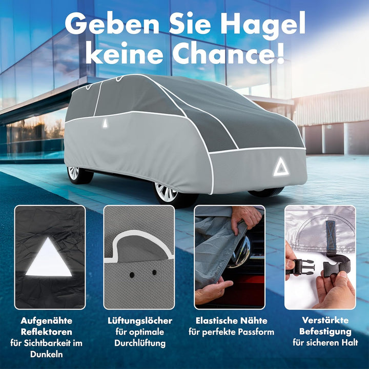 WALSER Hagelschutz Abdeckplane Transporter, Abdeckplane Bus Hybrid UV Protect, Vergleichssieger* Aut