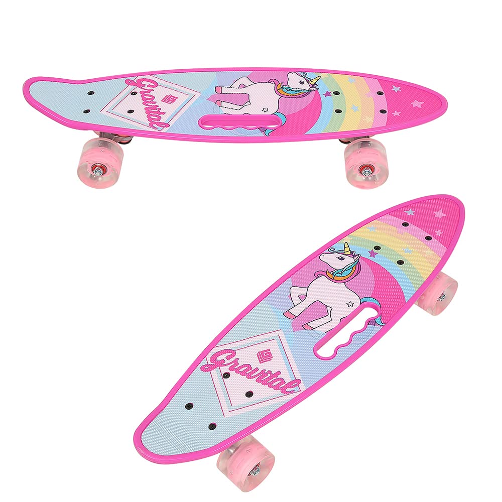 Longboards Komplett Skateboard Kinder Longboard Erwachsene Skateboard Anfänger aus Ahorn für Mädchen