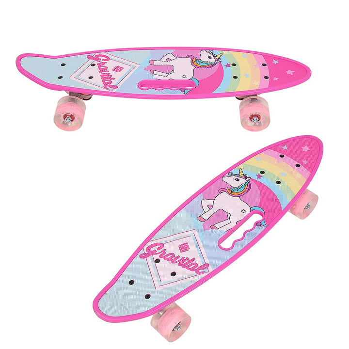 Longboards Komplett Skateboard Kinder Longboard Erwachsene Skateboard Anfänger aus Ahorn für Mädchen