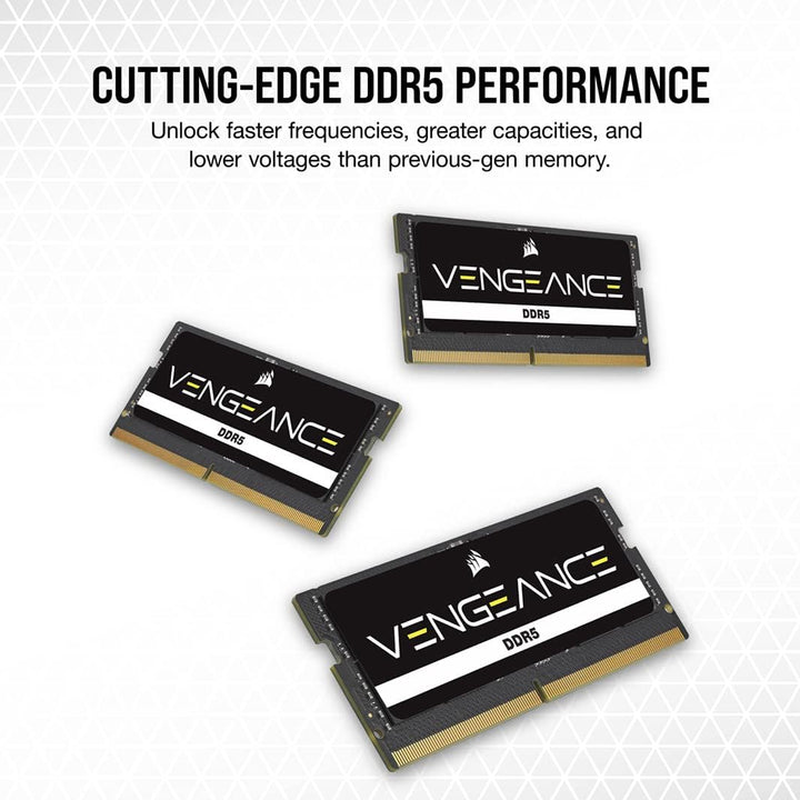 Corsair VENGEANCE SODIMM DDR5 RAM 8GB (1x8GB) 4800MHz CL40 Intel XMP iCUE Kompatibel Computer Speich