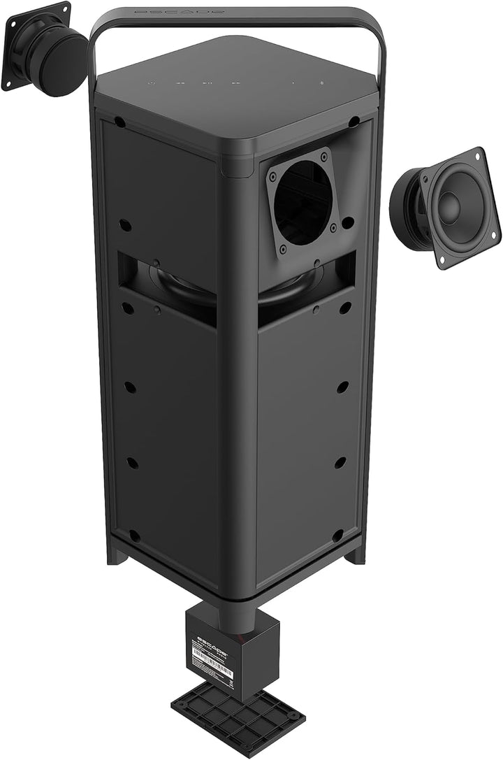 Escape P6 Bluetooth Outdoor/Garten Lautsprecher (IPX4 wetterfest, kabellos, tragbar, 16h Akkulaufzei