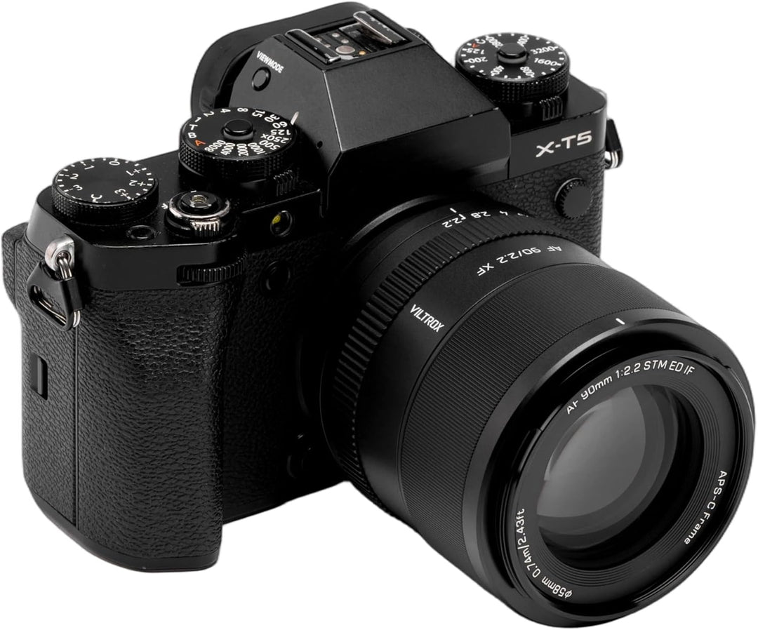 VILTROX 90mm F2.2 XF EVO Objektiv, AF 90mm f2.2 für Fuji X Mount, Autofokus APS-C Objektiv für Fujif