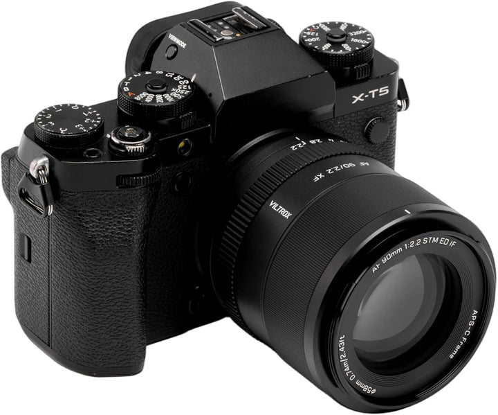 VILTROX 90mm F2.2 XF EVO Objektiv, AF 90mm f2.2 für Fuji X Mount, Autofokus APS-C Objektiv für Fujif