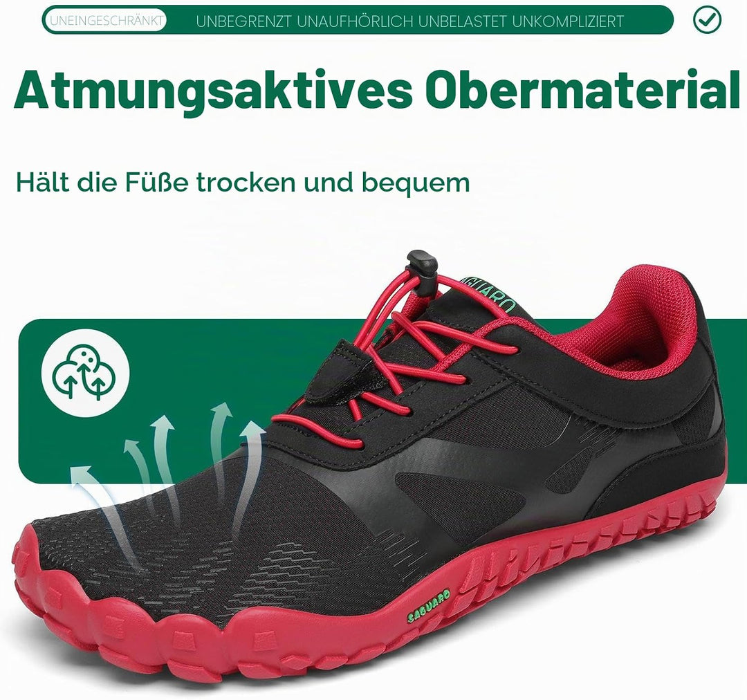 SAGUARO Unisex Barfussschuhe Laufschuhe Minimalistische Outdoor&amp;Indoor Fitnessschuhe GR36-48 37 EU J
