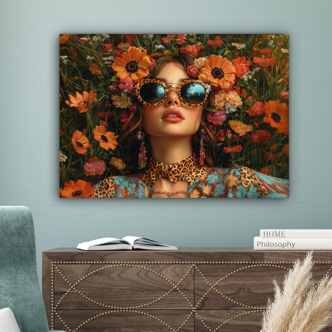 MuchoWow© Leinwandbild 70x50 cm Dekoration Wohnzimmer Bilder Pictures Wall Decoration Living Room Wo