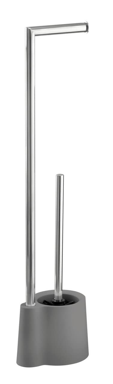 WENKO Stand WC-Garnitur Mod. Avola, freistehend, mit offenem WC-Bürstenhalter und Toilettenpapier-Ha