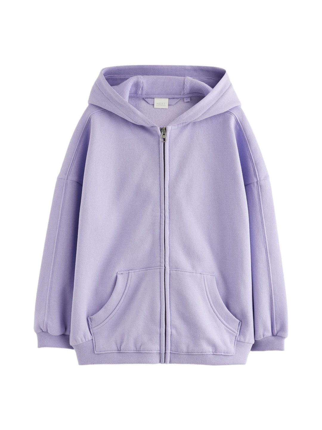 NEXT Mädchen Standard Kapuzenjacke mit durchgehendem Reissverschluss 116 Dusky Purple, 116 Dusky Pur