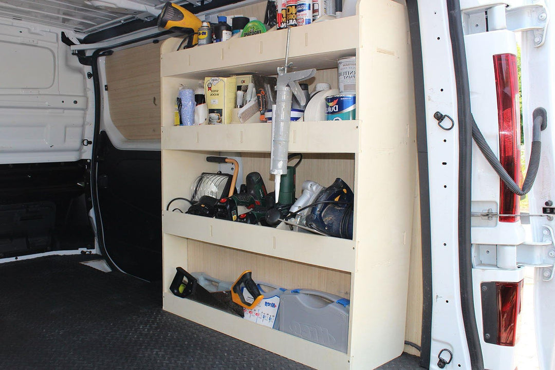 Vanify - Kompatibel mit Renault TRAFIC L2 2015+ Fahrzeugeinrichtung Fahrzeugregale, Beifahrerseite R