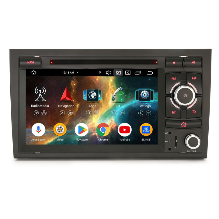 Erisin 8 Kern 4GB+64GB Android 14 Autoradio Für AUDI A4 S4 RS4 RNS-E SEAT EXEO mit GPS Navigation Un