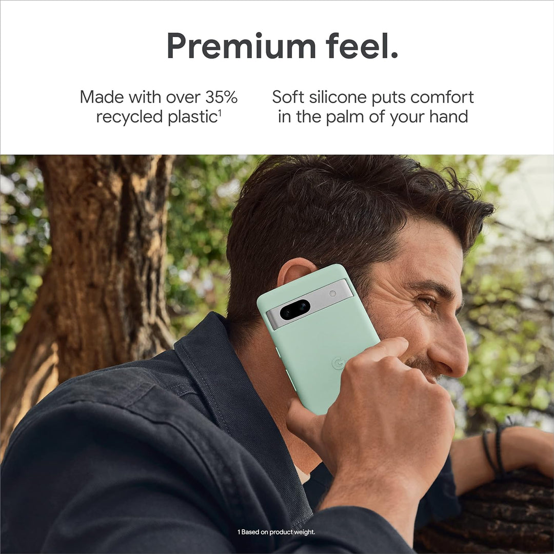 Google Pixel 7a Case – Langlebige Silikon-Schutzhülle für Android-Smartphone – Charcoal Charcoal Sin