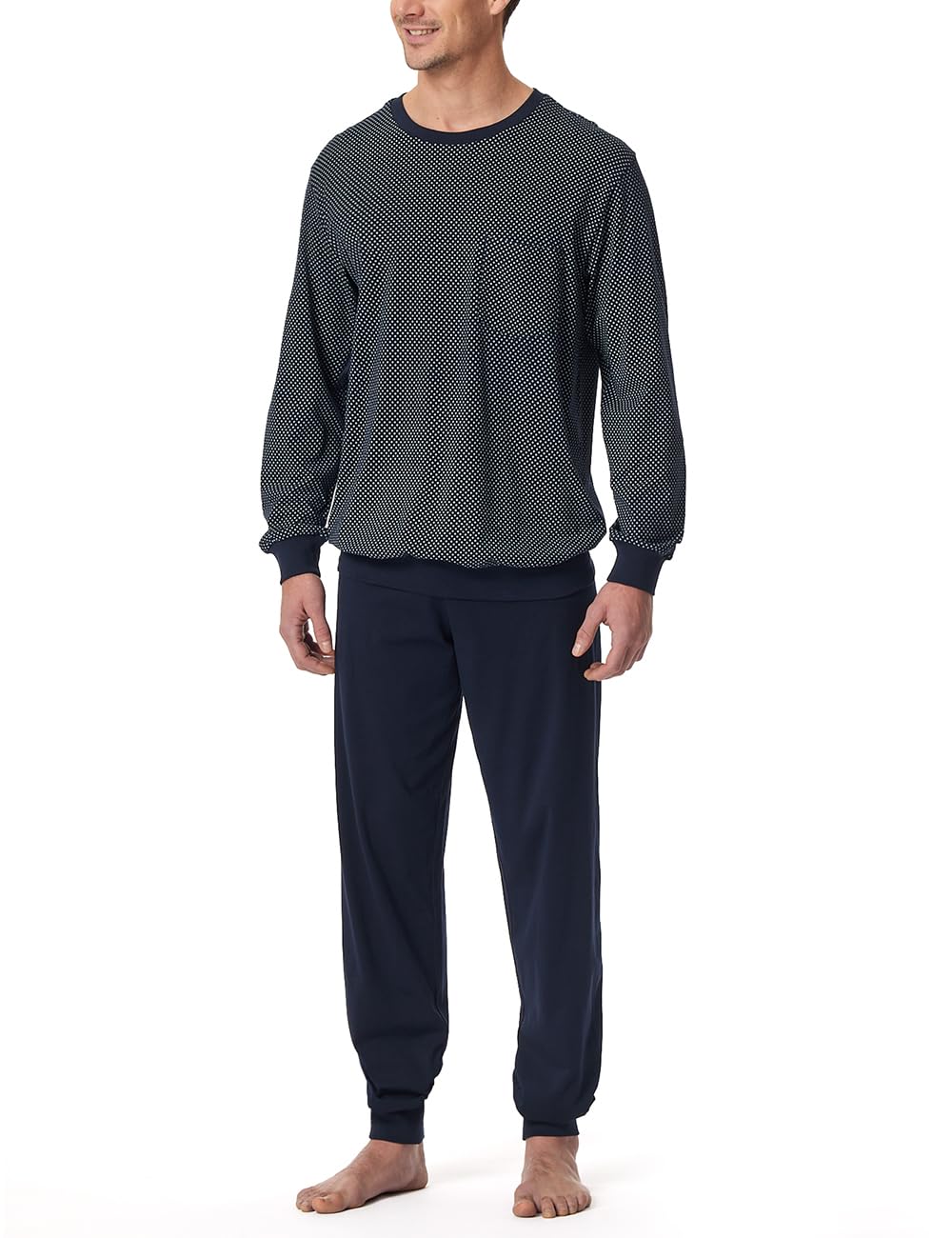 Schiesser Herren Schlafanzug, Nachtblau Nachtblau_182196 25 Modern, Nachtblau_182196 25 Modern