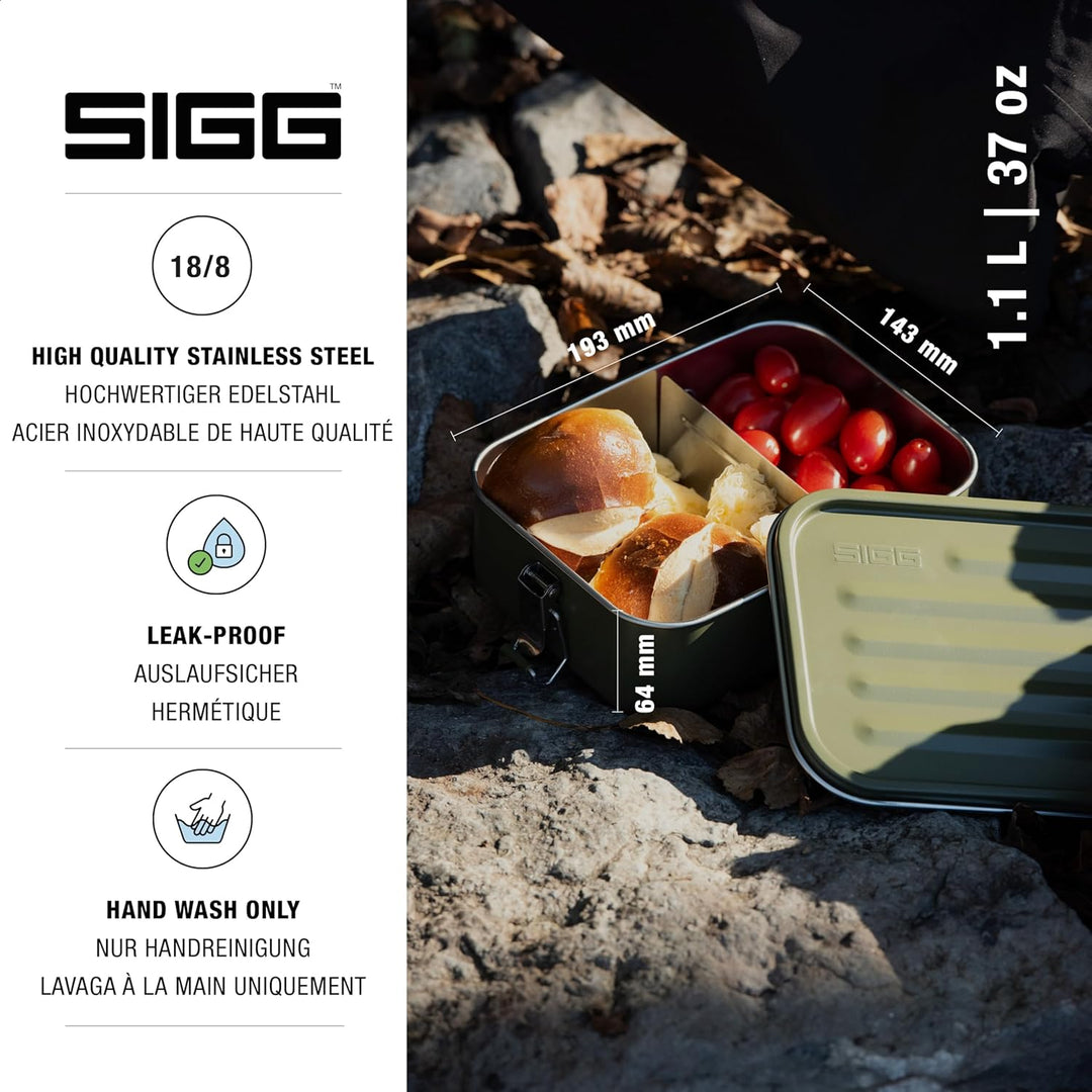 Sigg Gemstone Brotdose, auslaufsichere Lunchbox für Büro, Schule und Outdoor, Brotbox aus hochwertig
