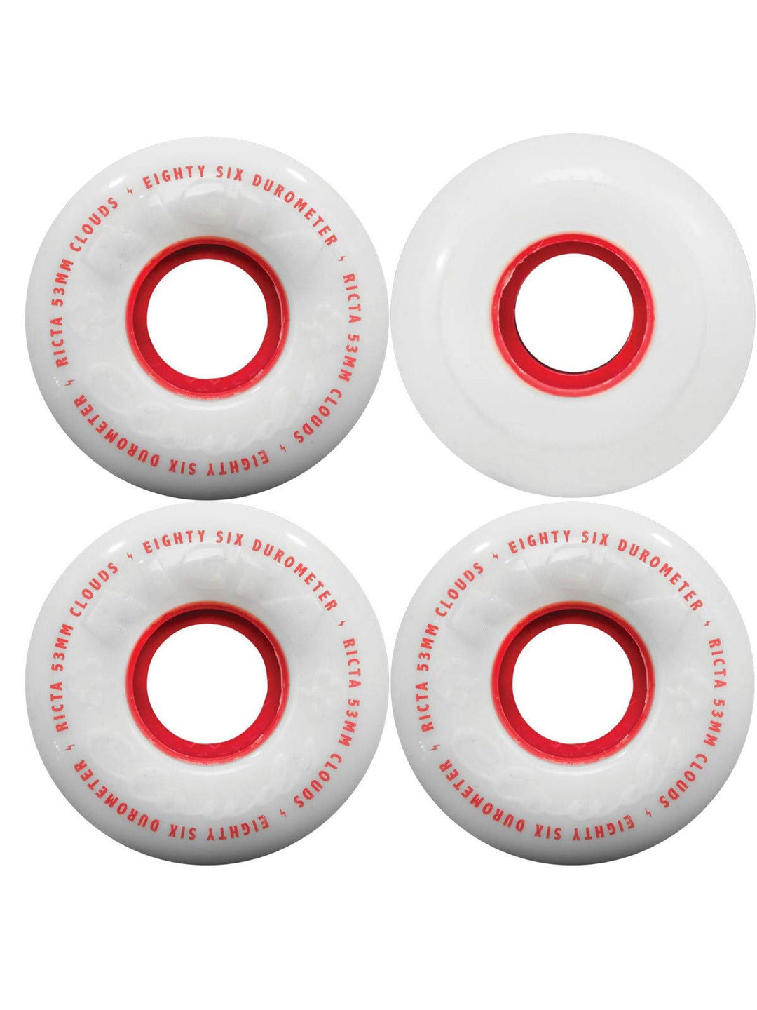 Ricta Clouds Rad Skateboard-Unisex 57mm mehrfarbig, 57mm mehrfarbig