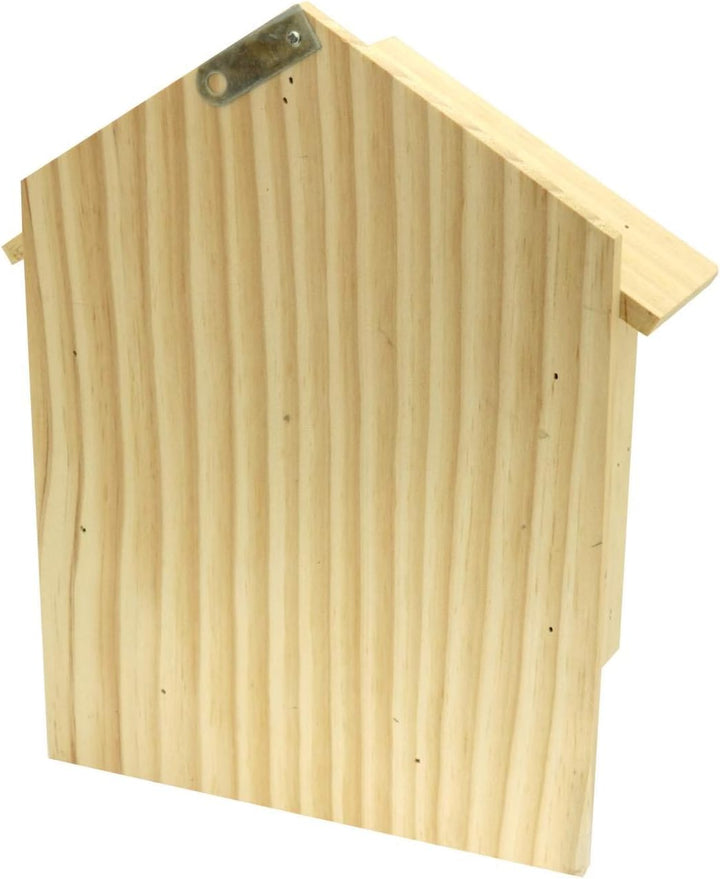 Eifa Insektenhotel Hexagon 4 Kammern Holz/Nistkasten Natur 29 x 33 cm verstärkt Insektenhaus aus Hol