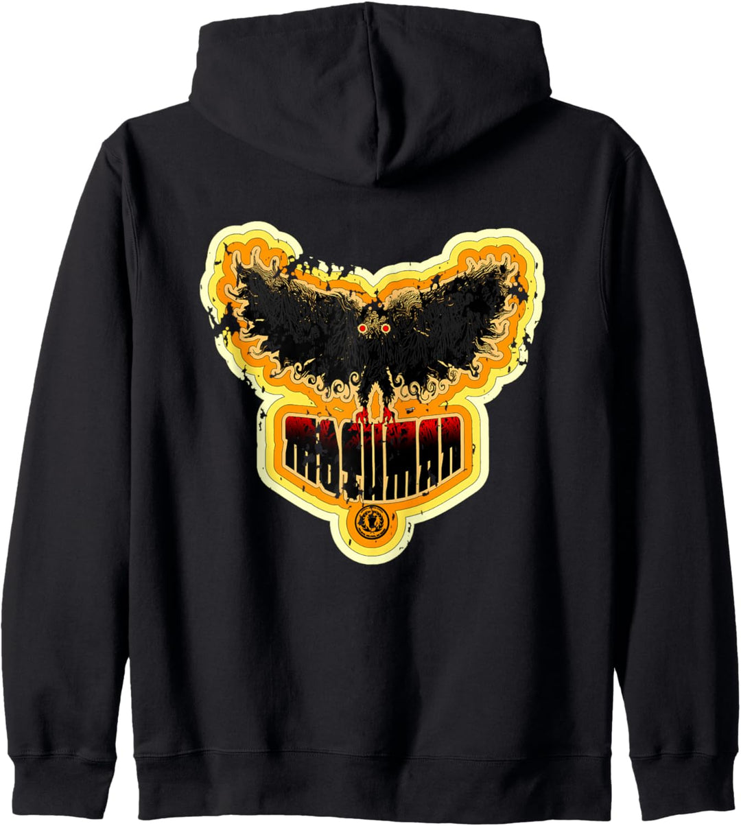Retro Mothman West Virginia Vintage Monster Distressed Style Kapuzenjacke