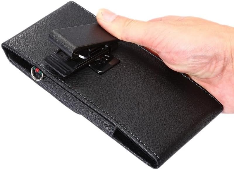 Magnetic Leather Card Holder Case Belt Clip Rotary 360 for Sony Xperia XZ1-COMPACT - Black