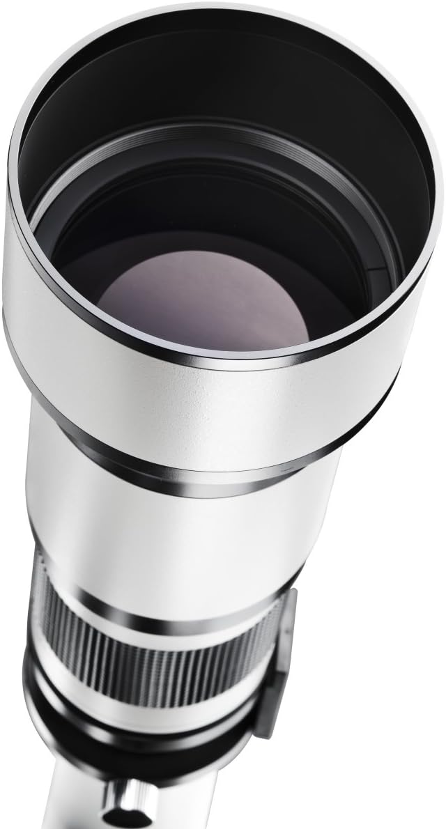 Walimex pro 650-1300mm 1:8-16 CSC Teleobjektiv für Nikon F - Manueller Fokus, Zoom-Teleobjektiv für