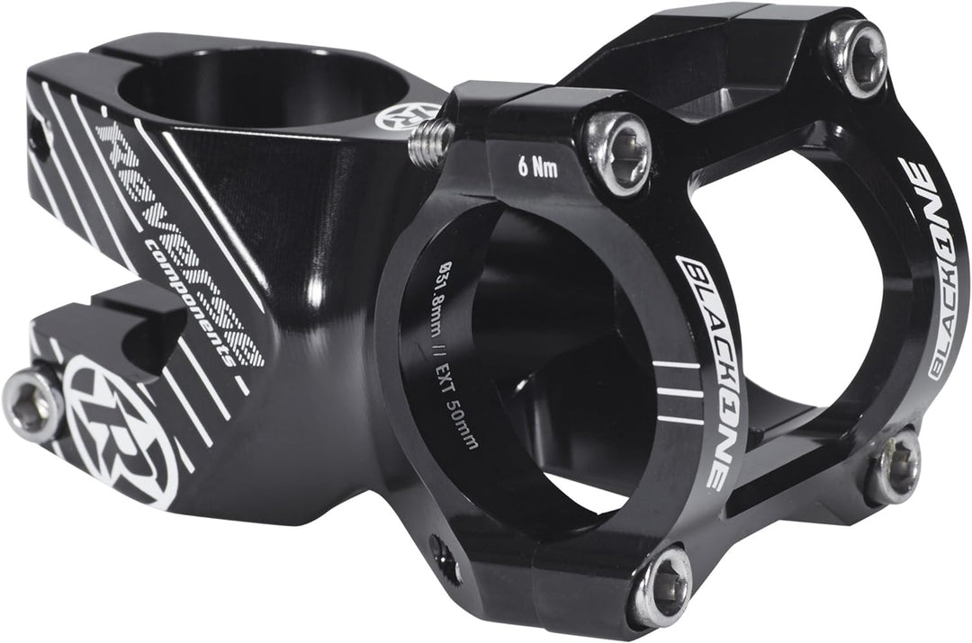 Reverse Vorbau Components Black One Enduro 0° Schwarz/Weiss 50.0 Millimeter, 50.0 Millimeter