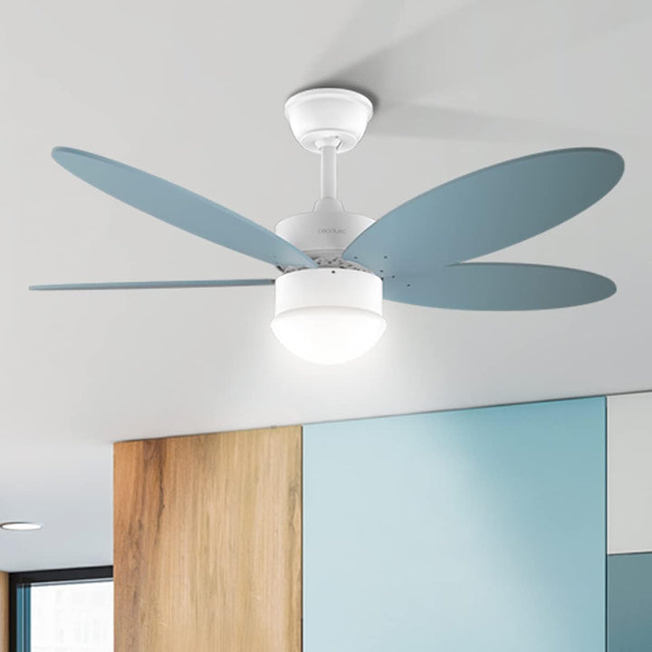 Cecotec Deckenventilator EnergySilence Aero 4260 Sky, 106 cm Spannweite | LED-Licht, 3 Lichtfarben,