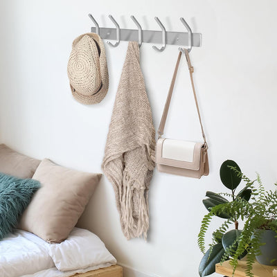 Kleiderhaken wand - Garderobenleiste Edelstahl (2 Stuck), Garderobenhaken Schwere, Garderobe Wandhak