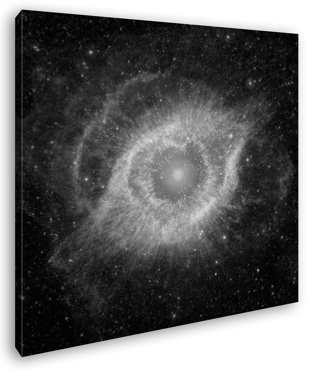deyoli Überreste Einer Supernova Format: 60x60 Effekt: Schwarz&Weiss als Leinwandbild, Motiv fertig