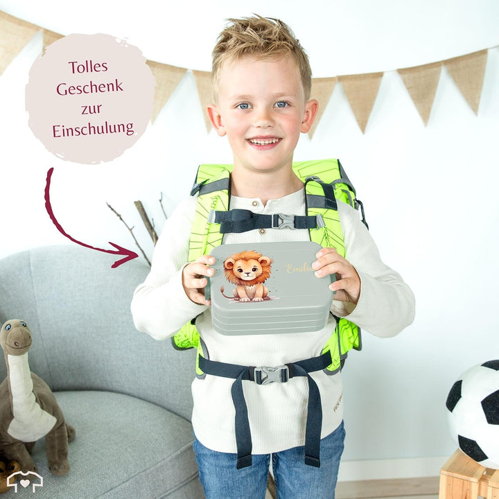 Kinder Bento Box Midi Lunchbox für Mepal Bentobox - Löwen - Brotbox Löwe Vesperbox König der Tiere I