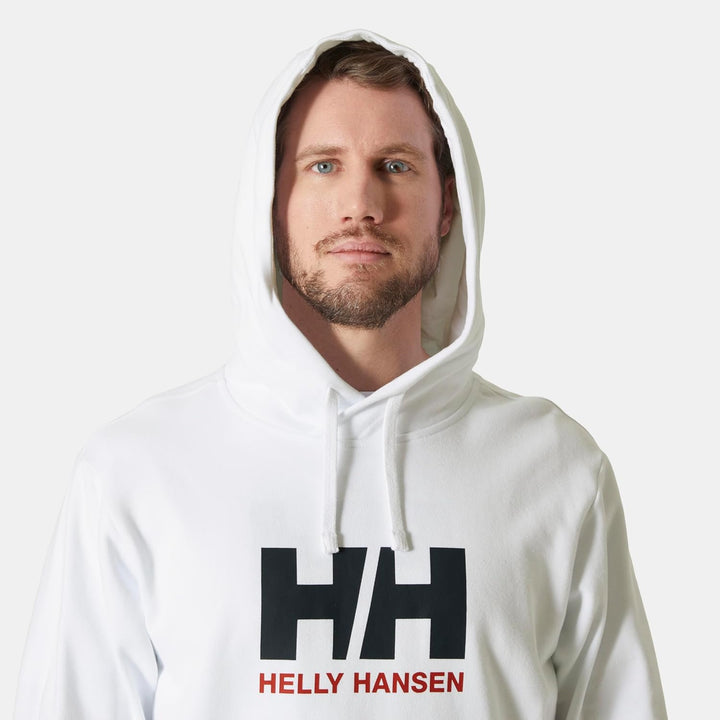 Helly Hansen Herren Hh Logo Hoodie Sweatshirt mit Kapuze (1er Pack) Weiss M Buchstabenmuster, Weiss