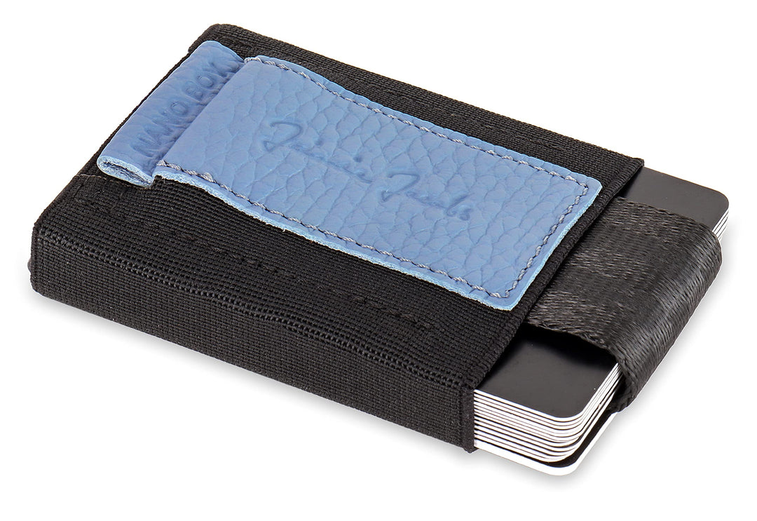 Jaimie Jacobs Nano Boy Mini Wallet, Mini Geldbörse aus Textil, Kleiner Geldbeutel, Slim Wallet mit Z