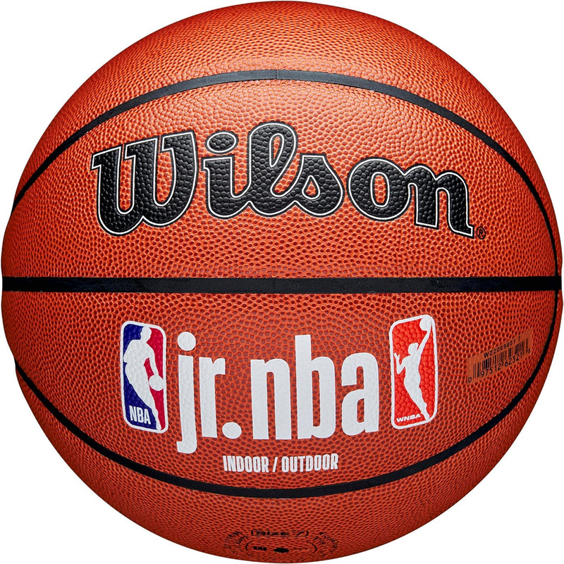 Wilson Jr. NBA Family Indoor/Outdoor Basketbälle 6 Weiss/Braun, 6 Weiss/Braun