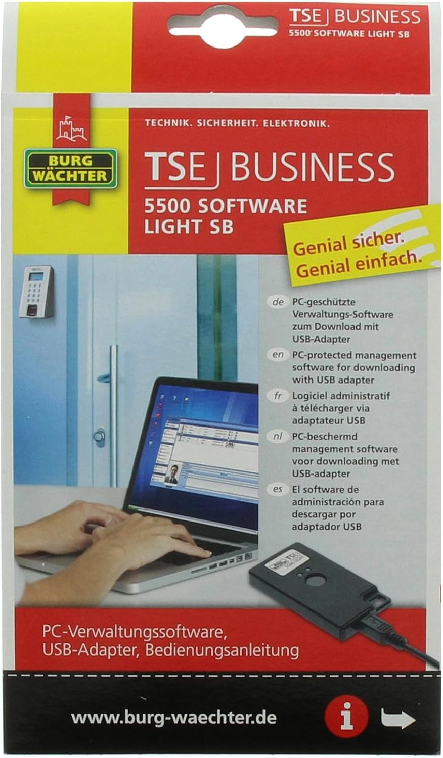 Burg-Wächter TSE PC-Software 8 Türschlösser