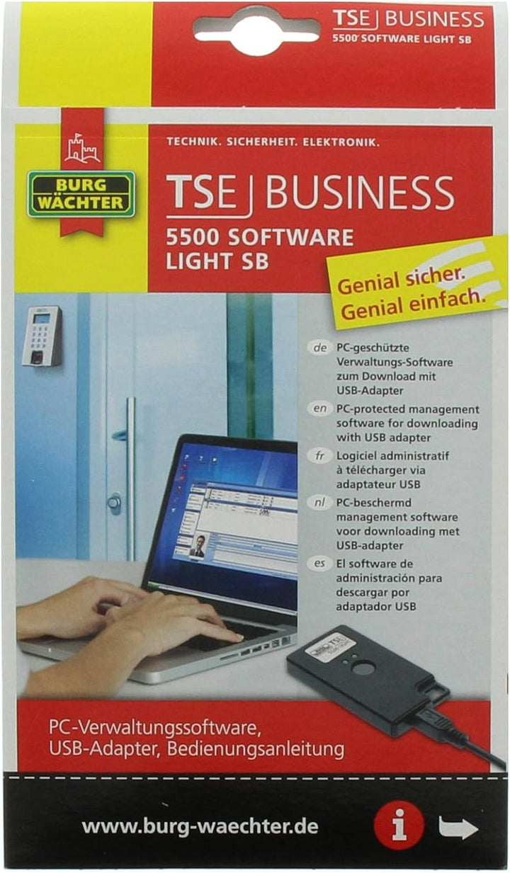 Burg-Wächter TSE PC-Software 8 Türschlösser