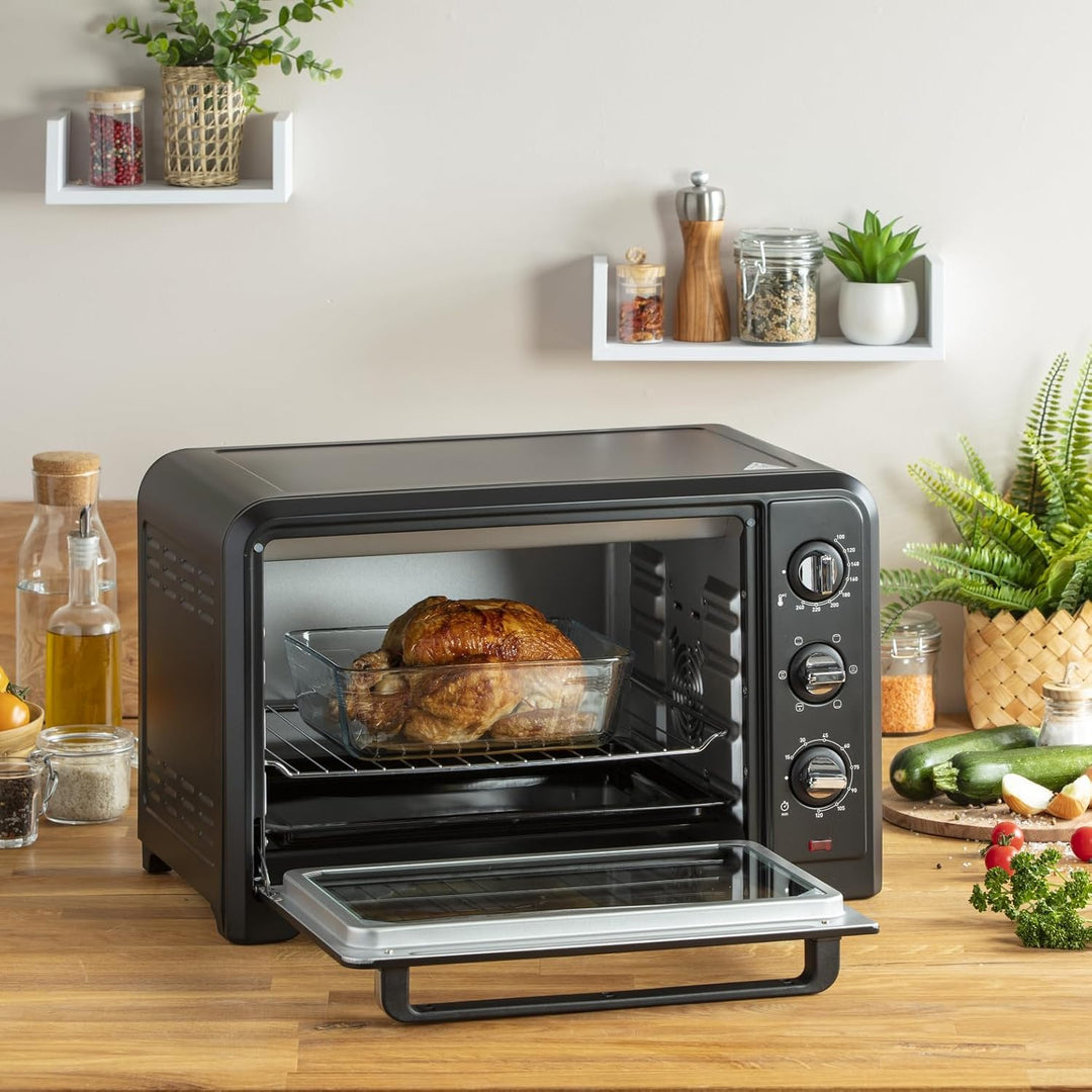 Moulinex OX4648 Optimo Mini-Elektro-Backofen, 33 l