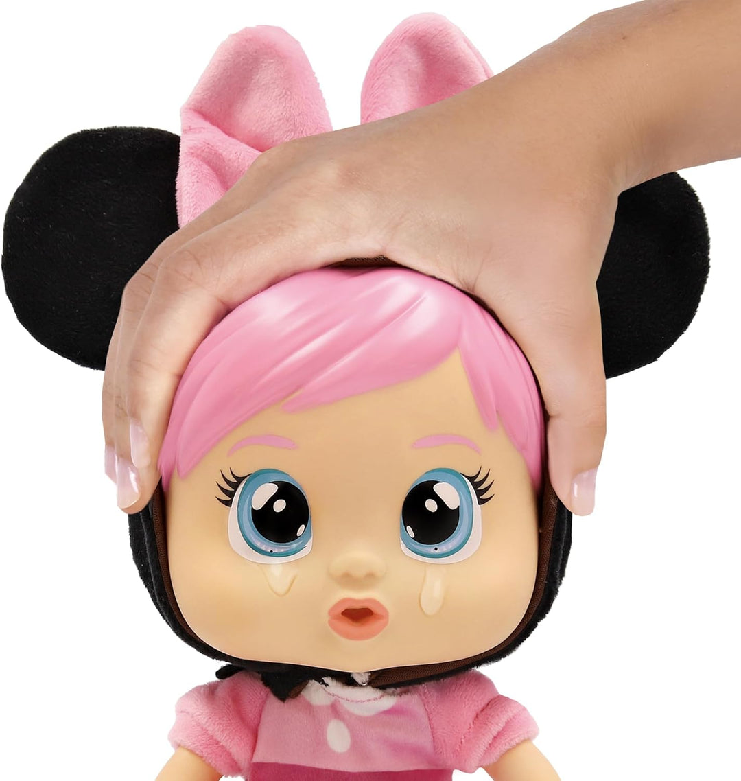 CRY Babies Disney Minnie Baby-Puppe Cry Babies Loving Care inspiriert von Minnie Mouse, inklusive 3