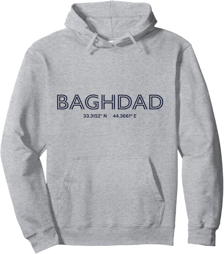 Irak City Koordinaten – Baghdad Pullover Hoodie