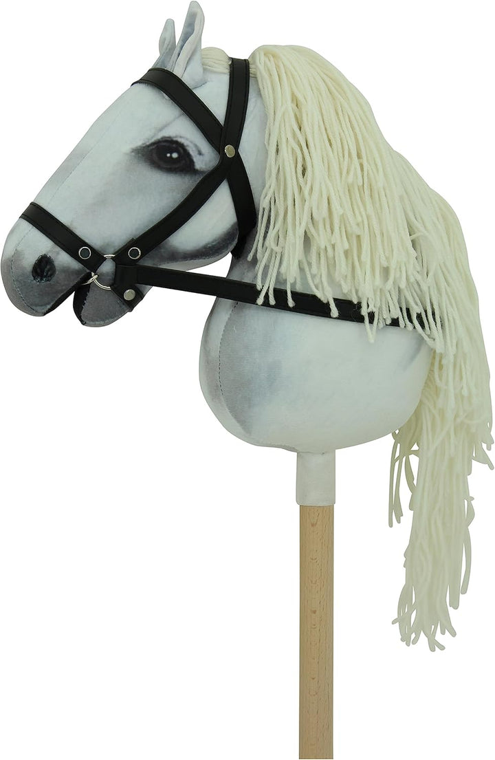 Sweety Toys Hobbyhorse Steckenpferd geeigent für Hobbyhorsing (weiss), Weiss