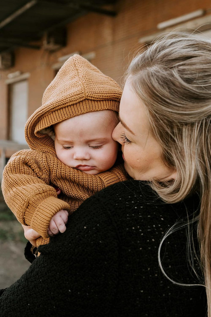 Baby's Only - Soul Kapuzenjacke Baby - Teddyfutter - Strickjacke für Jungen and Mädchen - 100% Bio-B