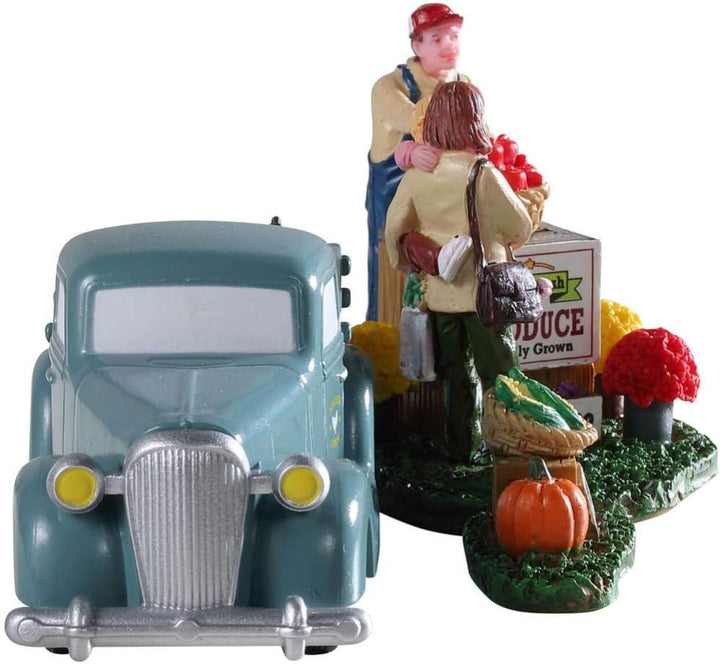 Lemax 93428 - Buy Local - Neu 2019 - Millers Farm Truck - Kleine Weihnachtsfiguren für Weihnachtsdor