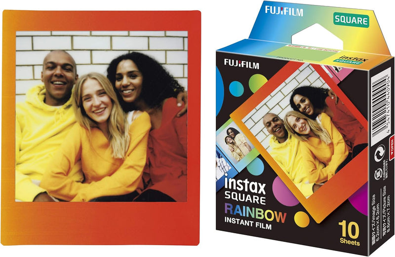 INSTAX Square Film Rainbow (Packung mit 3) Quadrat (Packung mit 3), Quadrat (Packung mit 3)