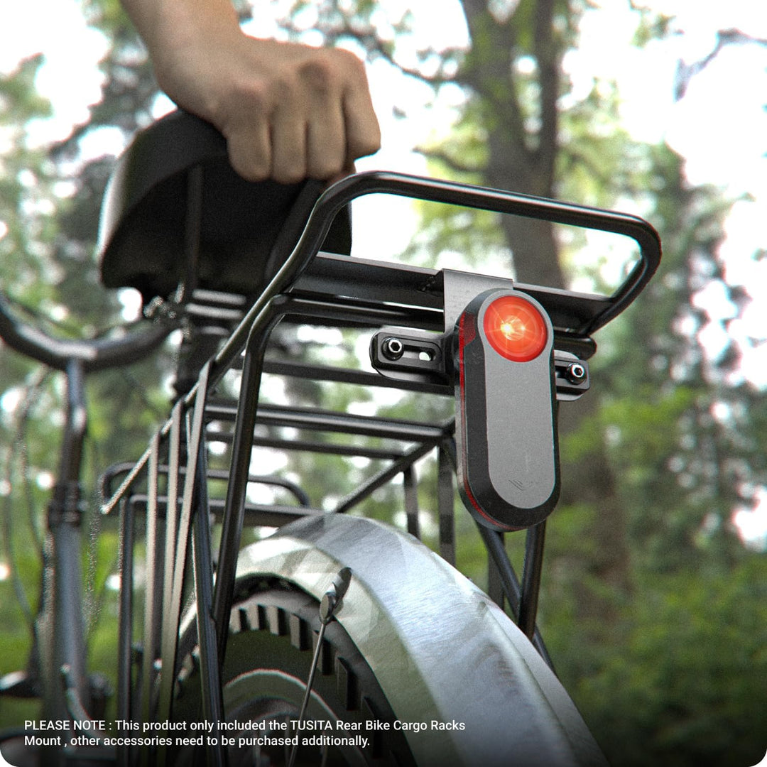 TUSITA Hintere Fahrrad Gepäckträger Halterung Kompatibel mit Garmin Varia RTL515, RTL510, RVR315, Ma