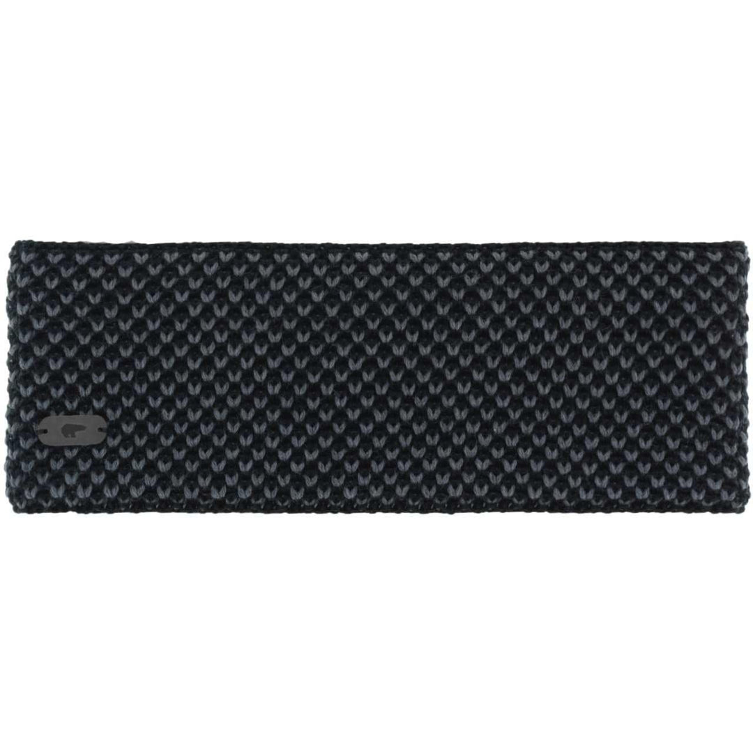 Eisbär Damen Stirnband Sanja schwarz-anthrazit Einheitsgrösse, schwarz-anthrazit Einheitsgrö&#x