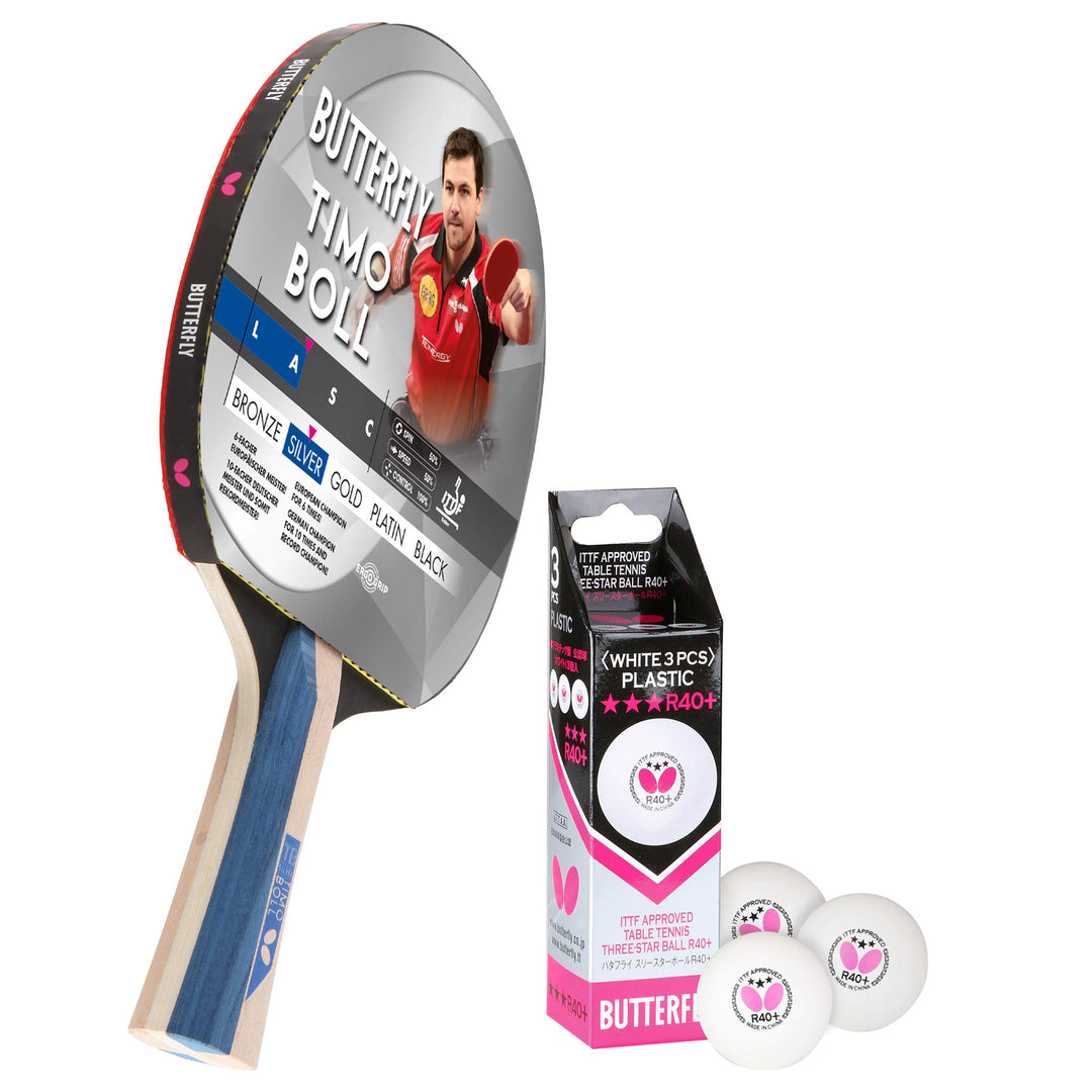 Butterfly® Timo Boll Silver Tischtennisschläger | Tischtennis Racket TT Hobbyschläger für ambitionie
