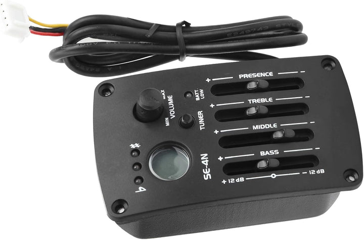 CHICIRIS EQ Equalizer Pickup SE-4N für Klassische Folk-Gitarren mit Bass-, Mitteltöner- und Höhenkon