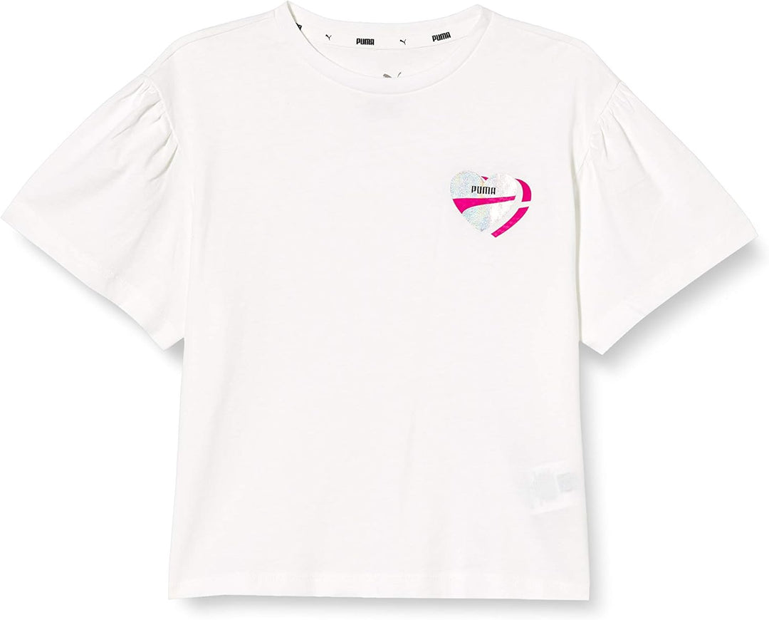 PUMA Mädchen Alpha Style Tee G Unterhemd 1314Y Schwarz, 1314Y Schwarz