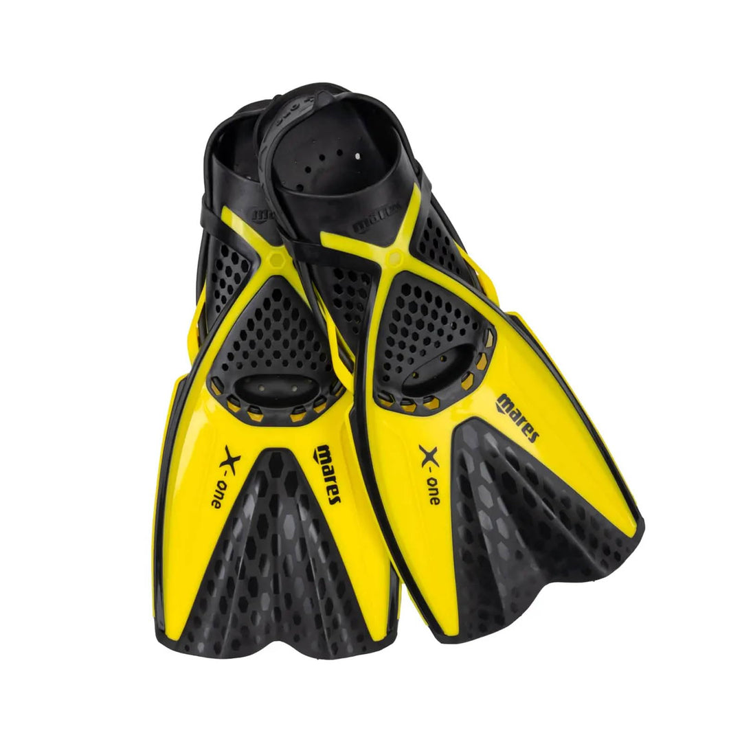 Flosse Mares Aquazone X-One, Schnorchelflosse Erwachsene – Unisex Gelb M/L, Gelb M/L
