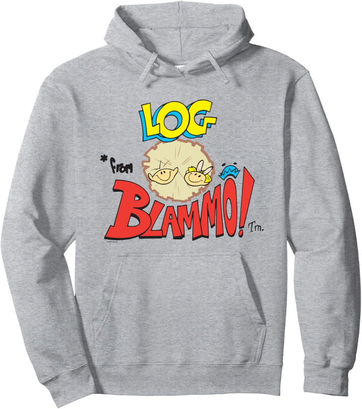 Ren & Stimpy Log From Blamo Pullover Hoodie